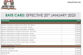 Dzuka Publishing Ltd 2025 Rate Card