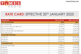 Times Radio 2025 Rate Card